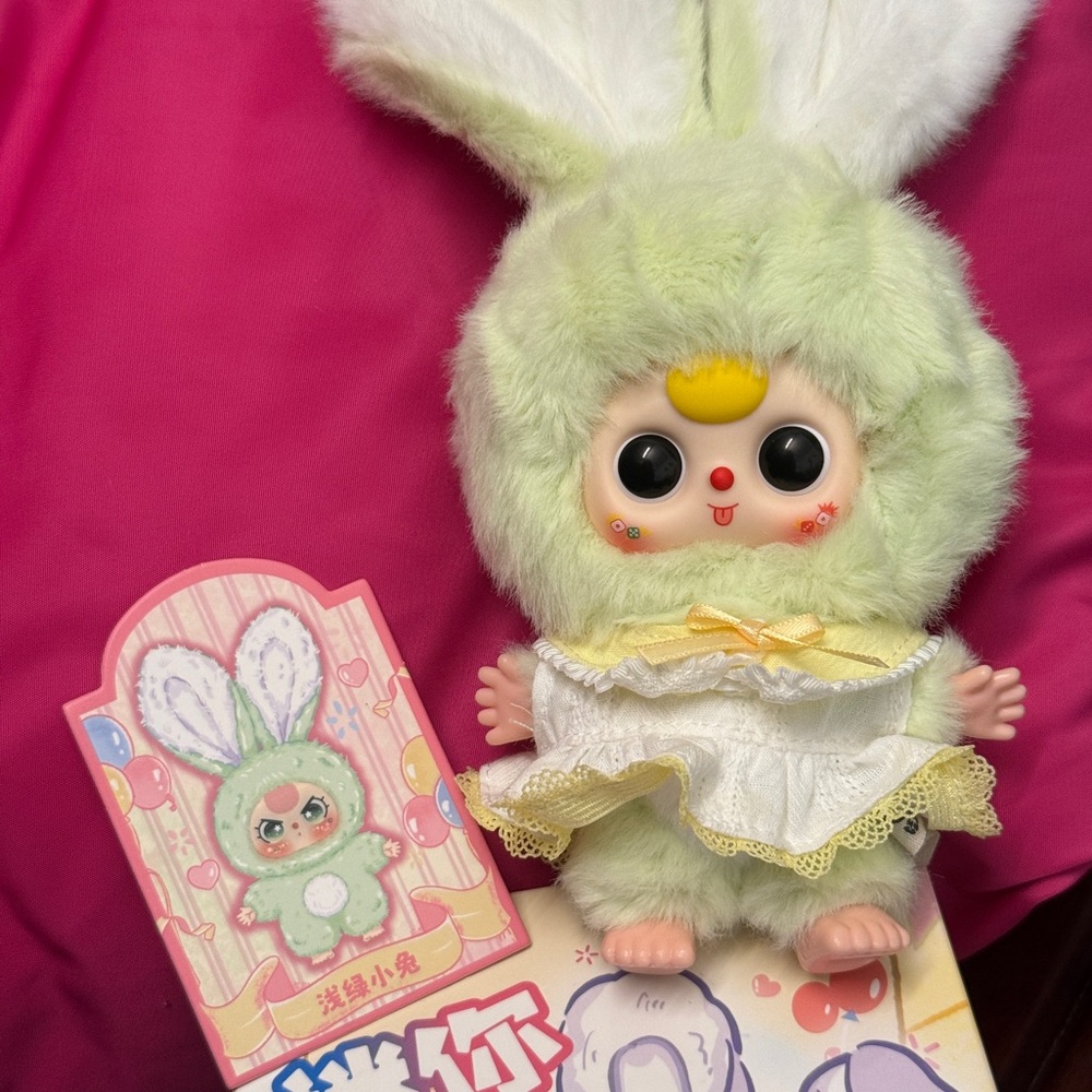 AUTHENTIC BABY THREE BB3 MACARON CUTE BUNNY BLIND BOX - NEW OPENED BOX